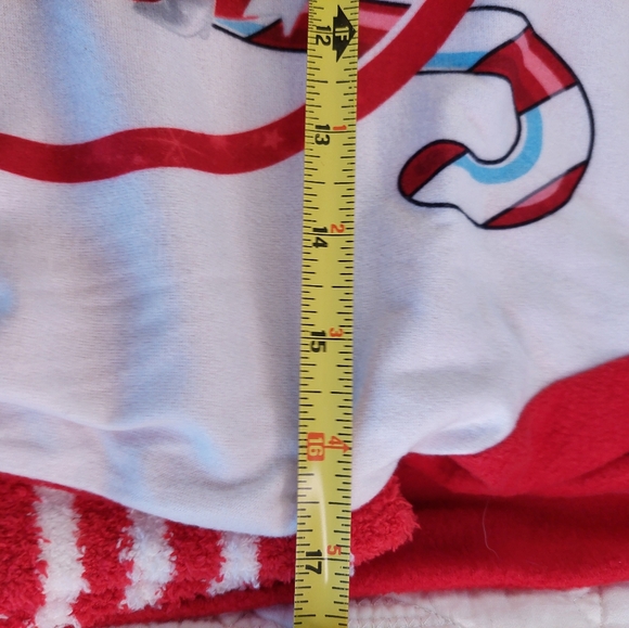 SOLDXMas Elf OnThe Shelf SZ LG 12/14 Unisex PJ Set Top Bottom & Socks NEW W/TAGS - Picture 8 of 16